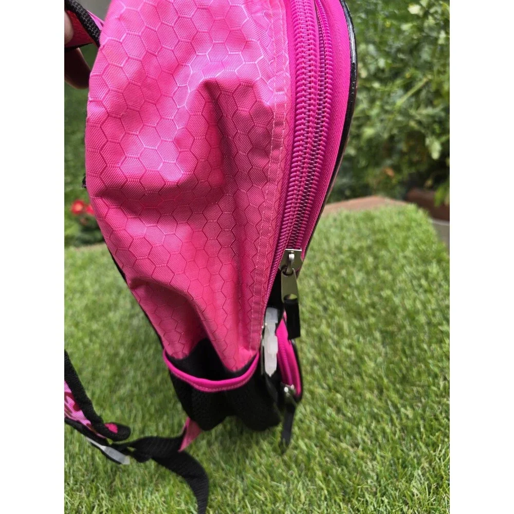 LOL Surprise Backpack Born To 16” Reflective Padded Back Girls Pink/Black NWOT